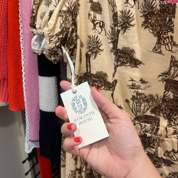 Patterned Hyacinth House Dress - Picture 4 of 4